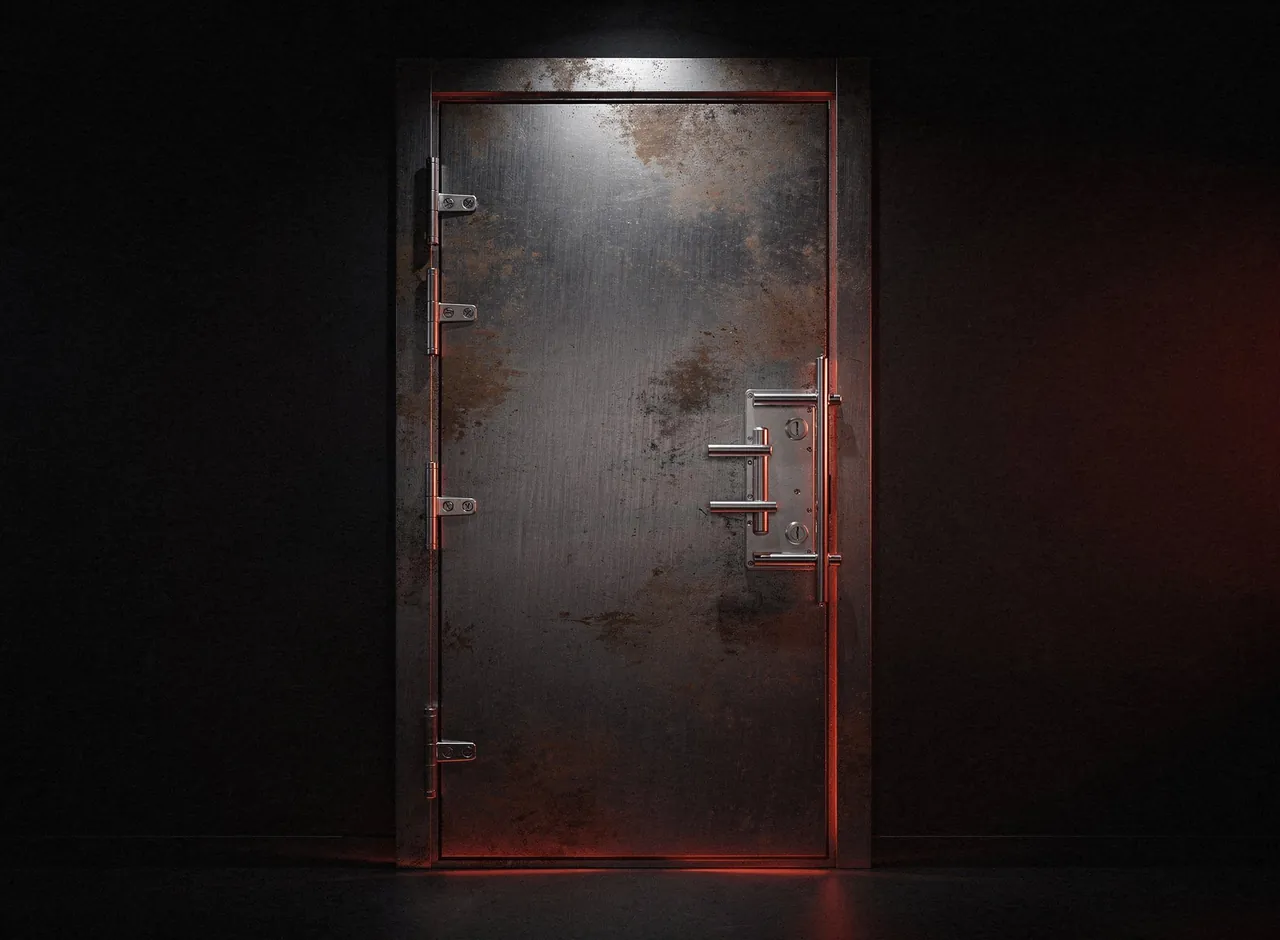 Porte blindée en acier avec serrure haute sécurité, prévenir les cambriolages
